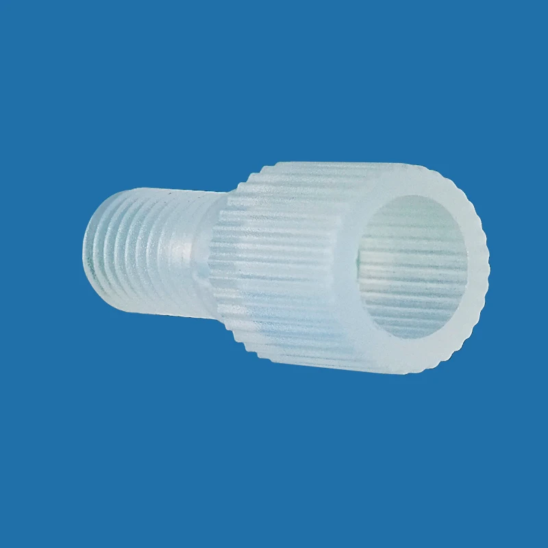 PP PTFE 1/4-28 Штекерная Резьбовая конусная вилка для неиспользованного порта с