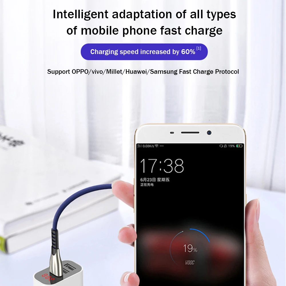Кабель USB Type C для быстрой зарядки 1 м|Кабели мобильных телефонов| |