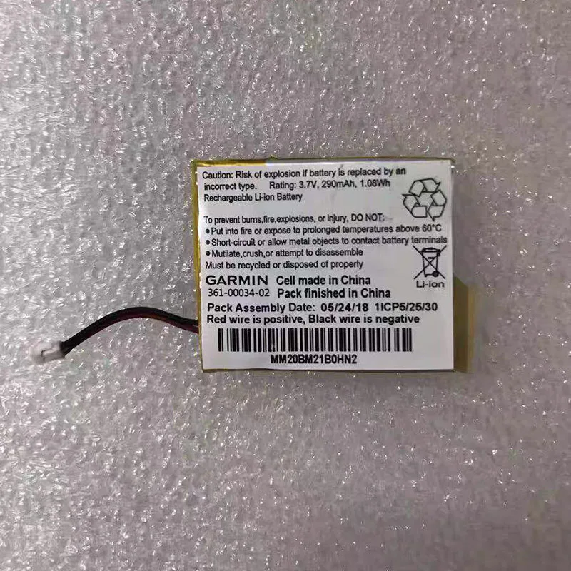 

290mah battery For Garmin fenix 3 fenix3 F3 fenix 3 HR GPS Sports Watch battery