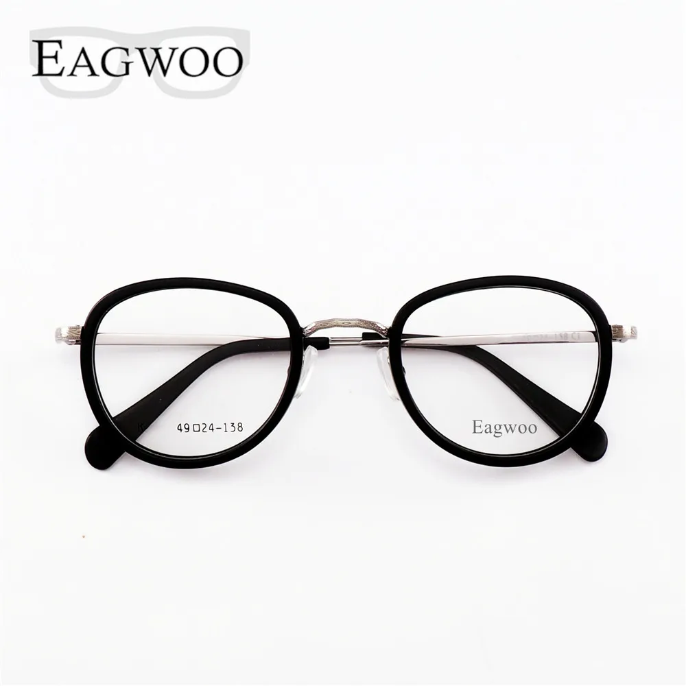 Круглая оптическая оправа подходит для рецептурных очков с высокой диоптрией