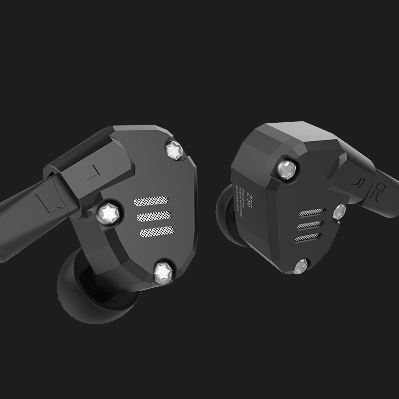 KZ ZS6 2DD+ 2BA гибридные наушники-вкладыши HIFI DJ в ухо монитор для бега спортивные наушники ушные наушники гарнитура Bluetooth Hifi наушники