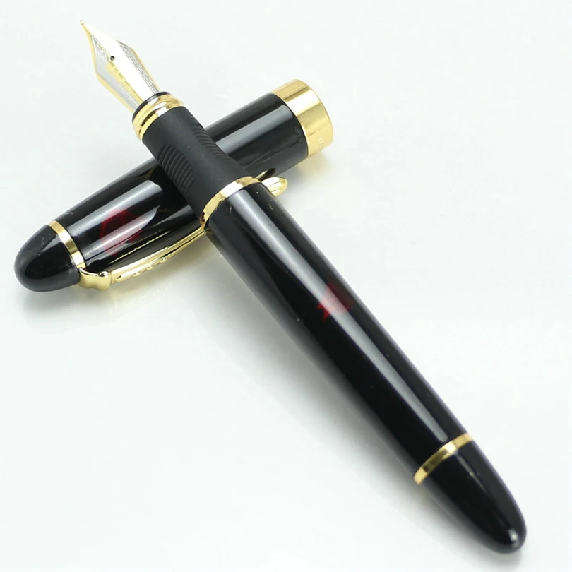 Ручка перьевая JINHAO X Iraurita полностью Металлическая Золотая Роскошная карандаш с