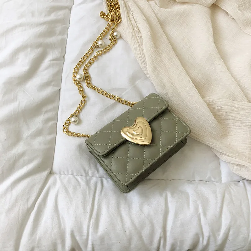 

2020 Brand Designer Women love Shoulder Crossbody Bag Fashion Temperament Small Square Package Chic Portable Clutch Tide gg bag