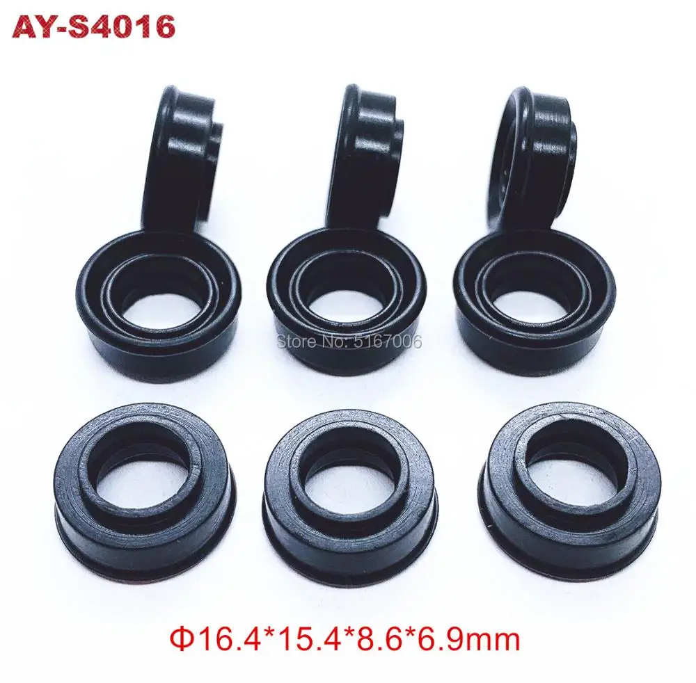 

100 шт., резиновые уплотнения топливной форсунки для мультипортовых сервисных комплектов топливных форсунок Keihin AY-S4016, 16,4*6,9*9 мм