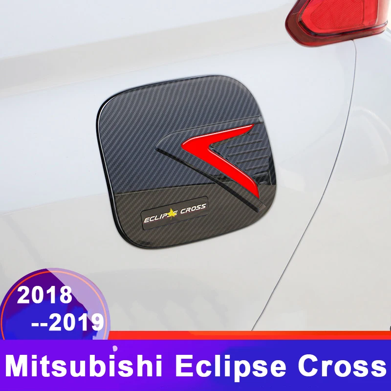 

Car Fuel Tank Cover For Mitsubishi Eclipse Cross 2018 2019 Car Styling ABS Exterior Decoration Fuel Tank Cap Sticker Tank Covers