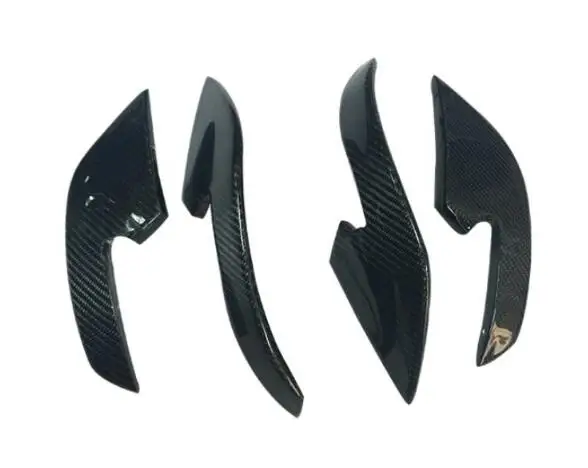 Сплиттер для губ переднего бампера из углеродного волокна диффузор спойлер с