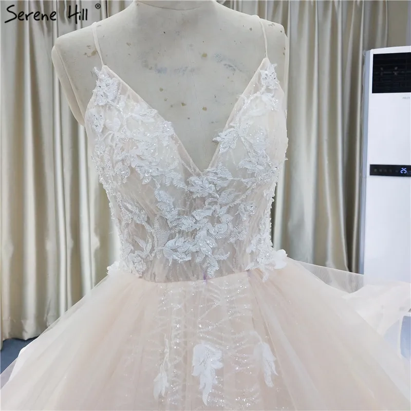 2021 шампанское Глубокий V сексуальные вечерние платья без рукавов ручной работы