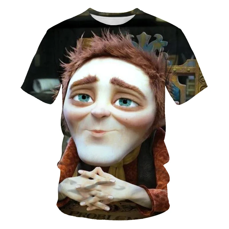 

Summer men's and children's clothing is very interesting cartoon anime solid color shirt short-sleeved 3DT shirt