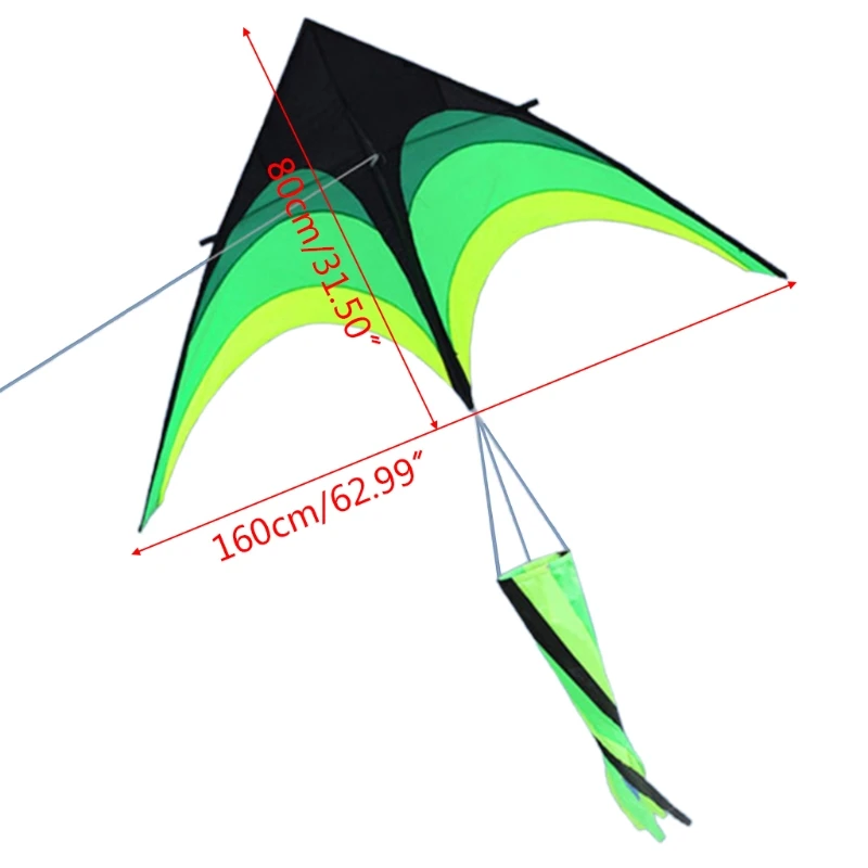 

Colorful Life Delta Kite for Kids Adults Outdoor Sports Entertainment Family Holiday Parent-child Activities Supplies