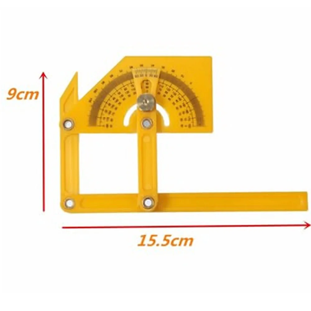 New Arrival Angle Finder Protractor Goniometer Miter Gauge Plastic Brass Fittings 0-180 Degrees Best Price | Дом и сад