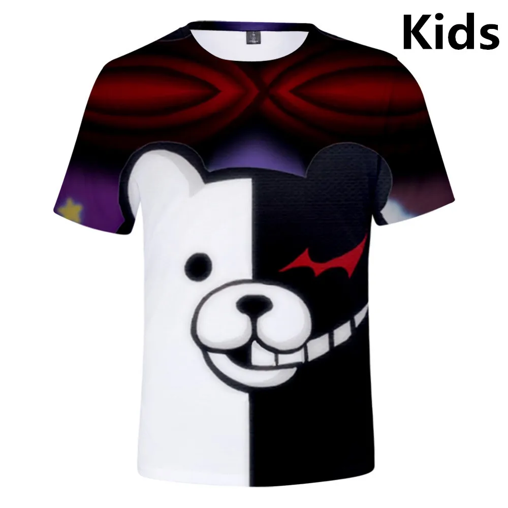 

Футболка детская с 3D принтом данганронпа Монокума, 3-14 лет