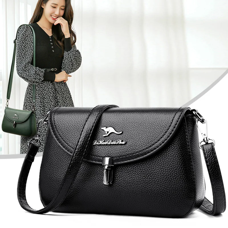 

OLD TANG Ladies Solid Color PU Leather Shoulder Bags for Women 2020 Mobile Phone Bag Messenger Bag Wallet Women's Bag Sac Epaule