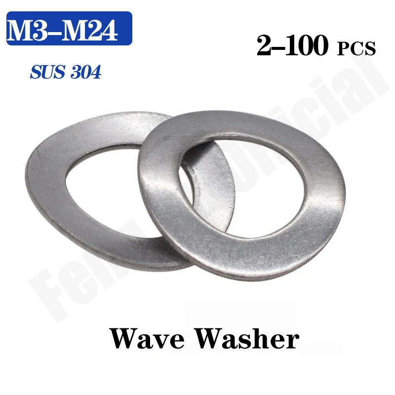 

DIN137B [M3-M24] 304 Stainless Steel Wave Washer Spring Washer A096