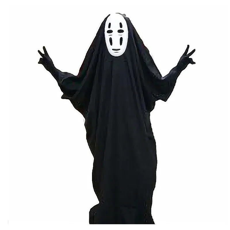 Аниме Косплей тысячи спиральных костюмов человек без лица одежда косплей тысяч