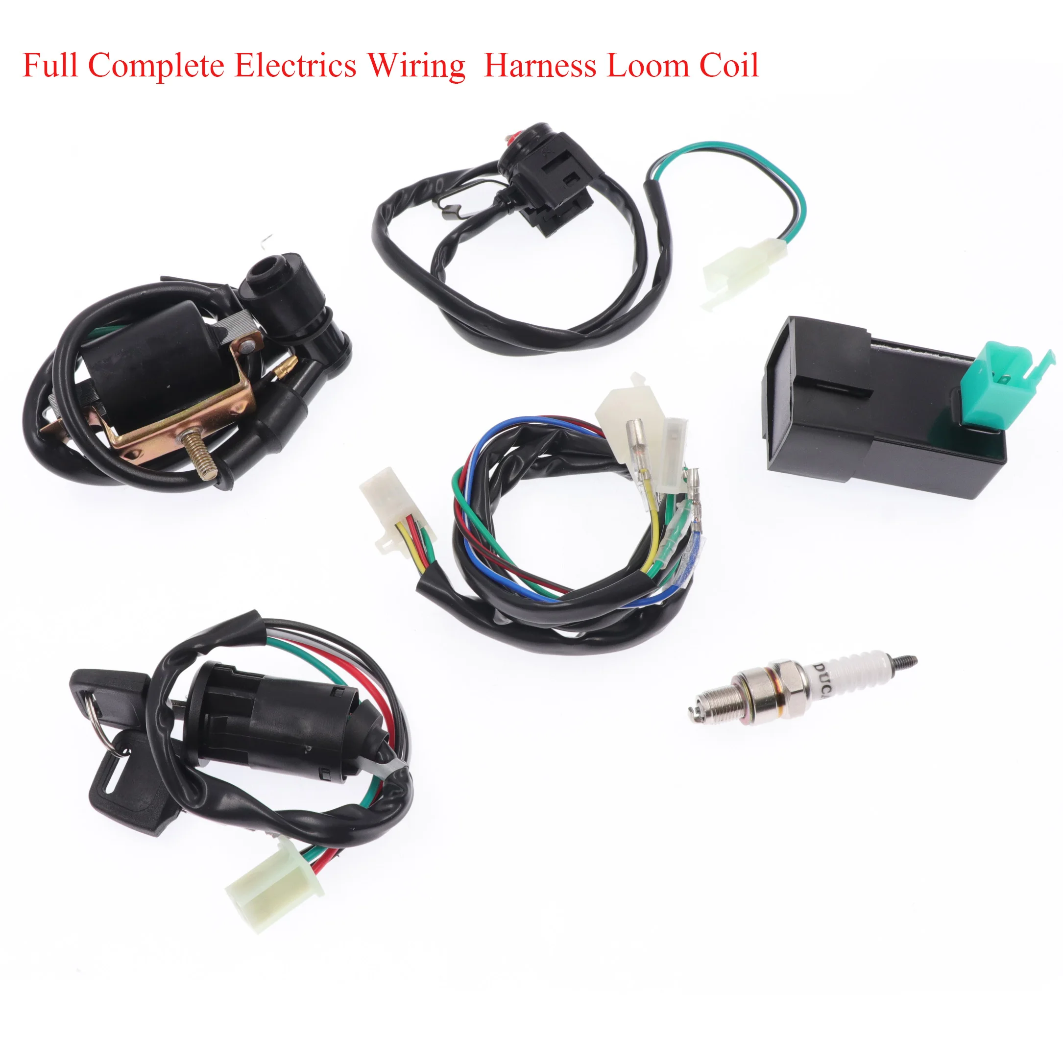 

Полный комплект электропроводки, жгуты для жгутов, катушка, переключатель зажигания для мотоциклов, квадроциклов, картинг, 50CC 90CC 11OCC 160CC 6 шт./...