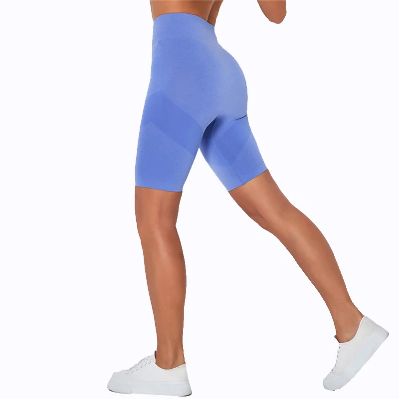 

Шорты женские спортивные бесшовные, повседневные облегающие, с эффектом пуш-ап, пикантные штаны для бега, тренажерного зала, летние