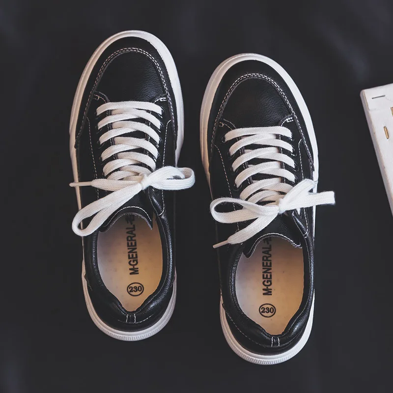 Классическая Модная Белая обувь парусиновая для женщин Вулканизированная