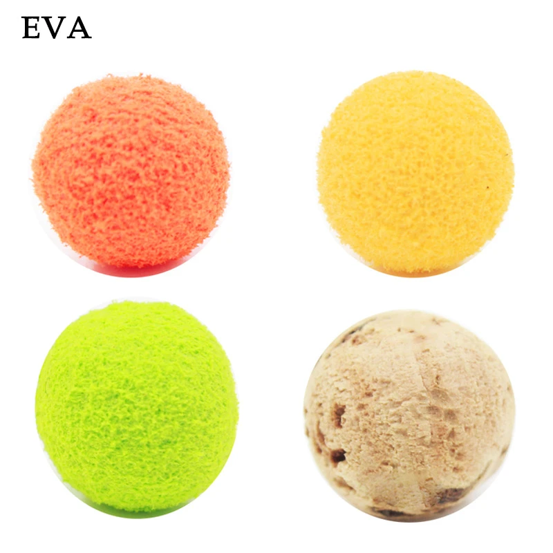 

Mosodo Carp Fishing Boilies Float Beads Eva Pop Up 10mm Tasteless Bait 10PCS Popup Lure Fishing For Carp Fishing