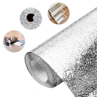 3M 5M 10M Aluminum Foil Fireproof Material Wallpaper Waterproof Self-adhesive for Kitchen Wall Stickers Home Oil-proof Paper