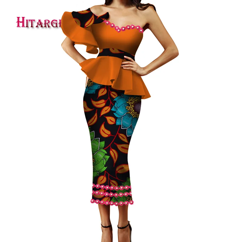 Женский комплект одежды из 2 предметов кружевной топ с вырезом лодочкой и юбка в