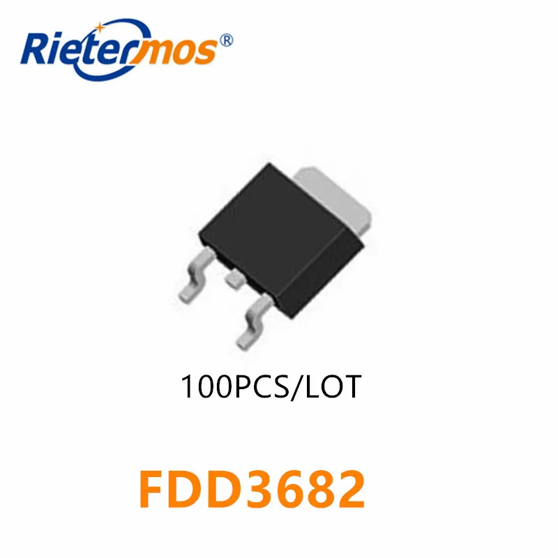 

100PCS FDD3682 TO252 3682 SMD HIGH QUALITY