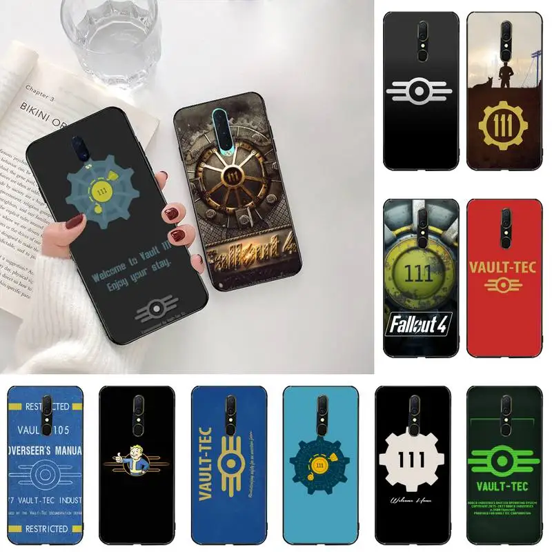 Fallout vault tec 111 Bling Cute чехол для телефона Oppo A5 A9 2020 Reno2 z Renoace 3pro Realme5Pro | Мобильные