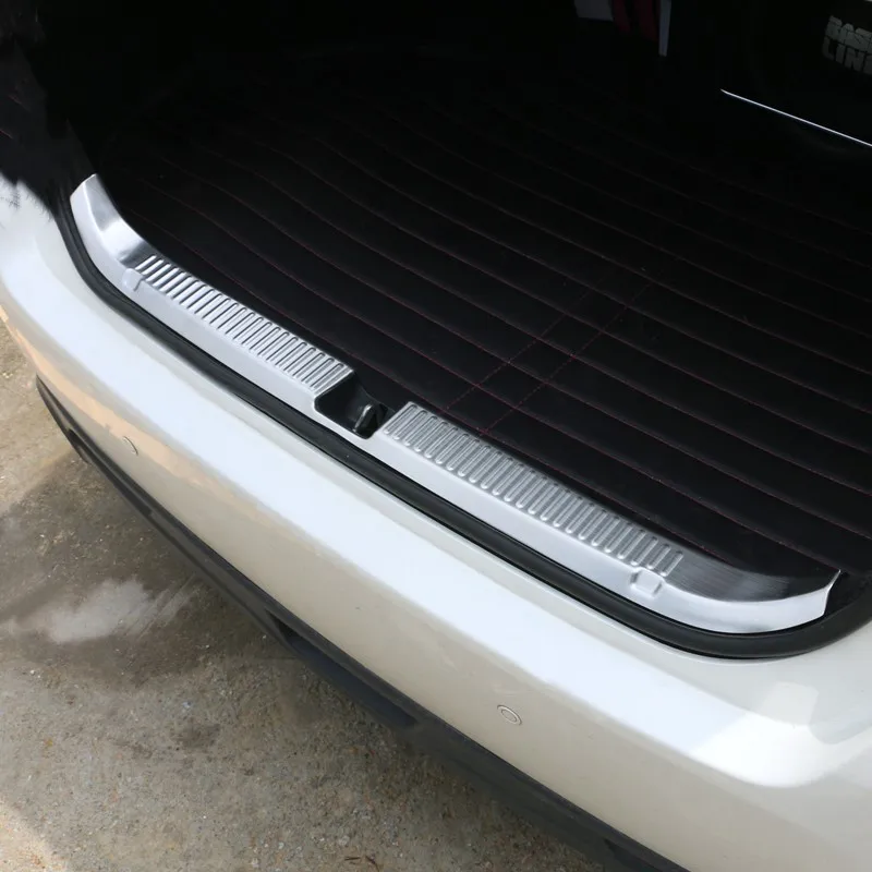 

WELKINRY for Toyota Mark X GRX13 2009-2019 rear tail car box gate back door sill threshold scuffproof guard plate pedal trim