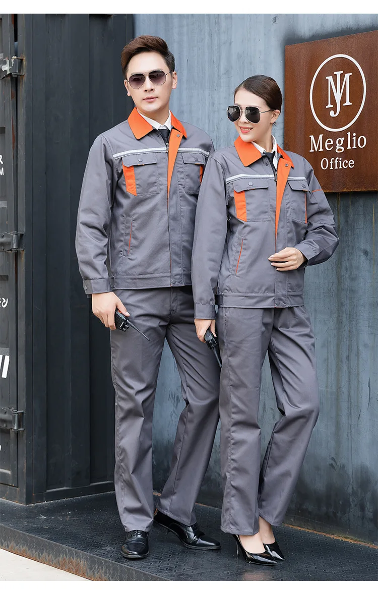 Весенняя Рабочая Униформа с длинным рукавом износостойкие сварочные костюмы