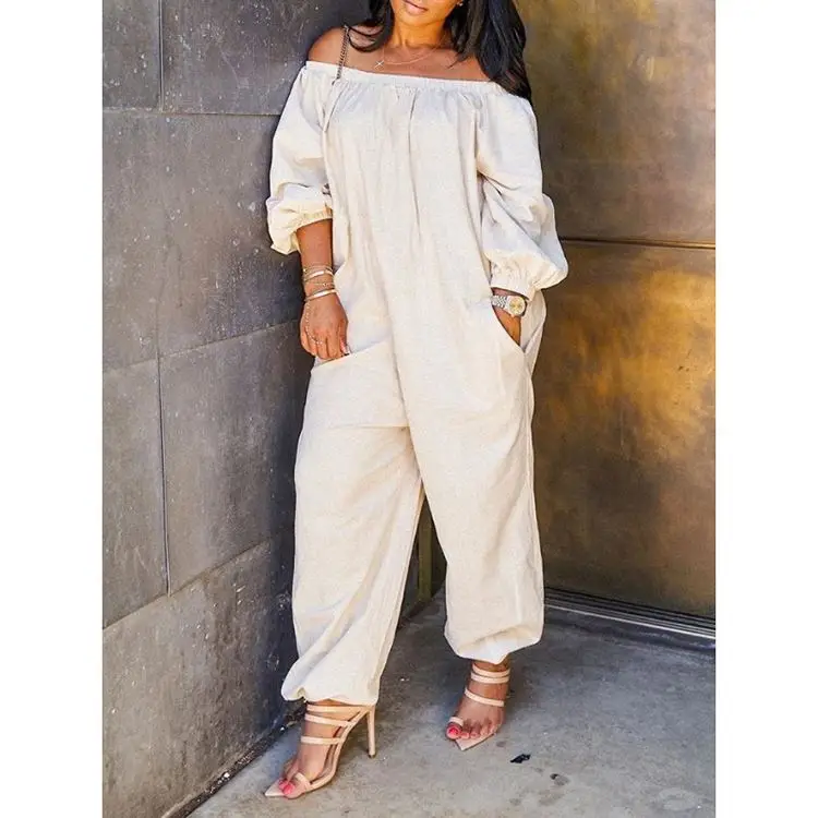 

the shoulder casual with corset work fashion fr ladies lucky plus size fat fitted for women jumpsuits