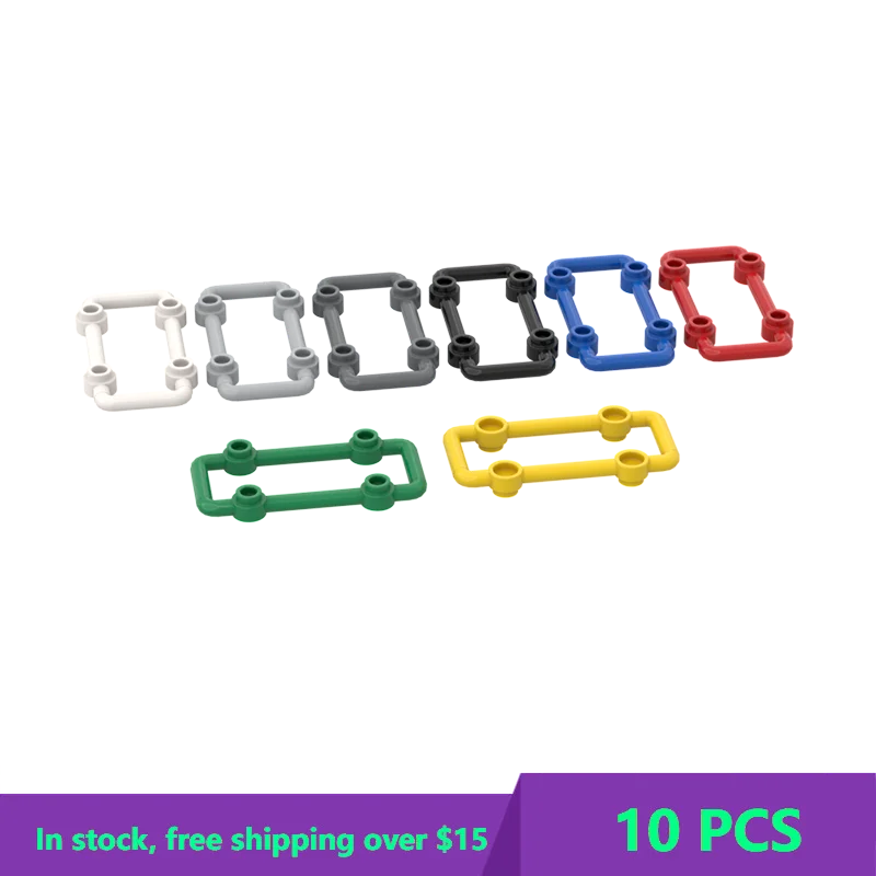 

10PCS MOC Bricks 23444 5.4 x 2.8 x 0.6 with 4 studs 29165 For Building Blocks Parts DIY Construction Creativ For Children