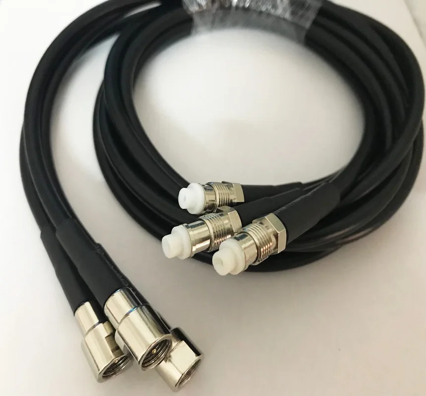 10 шт. 1 м RG58 FME male to female удлинитель коаксиального кабеля кабель перемычки rf внешняя