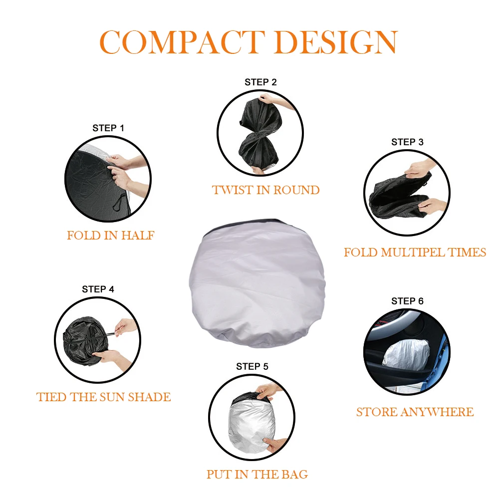 Складной солнцезащитный козырек на лобовое стекло для Cadillac Escalade SUV ATS XT4 XT5 XT6 CTS XTS |