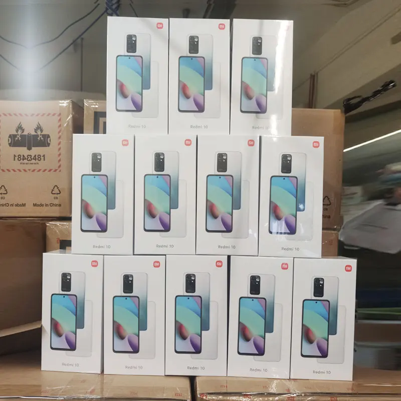 Глобальная версия Xiaomi Redmi 10 64 Гб/128 Гб новый смартфон 50MP AI Quad Camera 90 Гц FHD Display MediaTek Helio