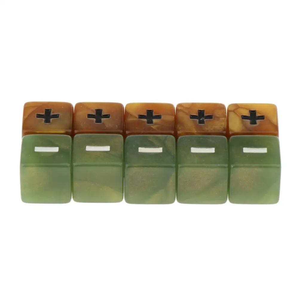 

10x Acrylic Maths Dice Educational Game Kids Maths Toy for Addition