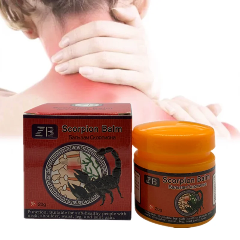

20g Painkiller Cream Scorpion Venom Ointment Rheumatism Arthritis Treatment Medicine Plaster Relief Joint/Muscle/Back/Neck Pain