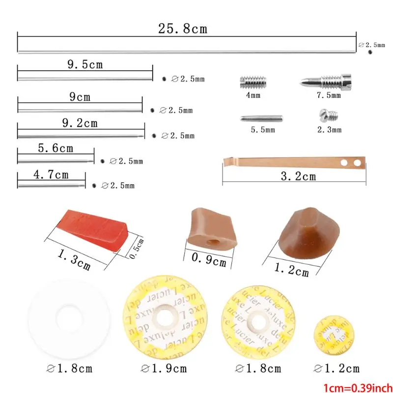 

70pcs/set Flute Repair Parts Tool Maintenance Kit Screws