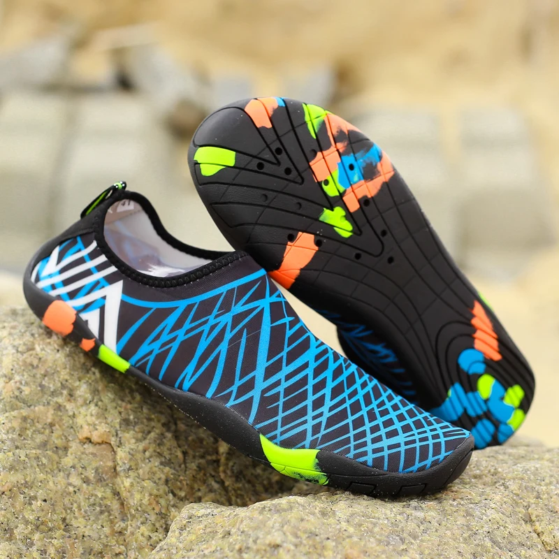 

Men Women Aqua Shoes Sneakers Quick Dry Swimming Footwear Unisex Outdoor Breathable Upstream Beach Shoes