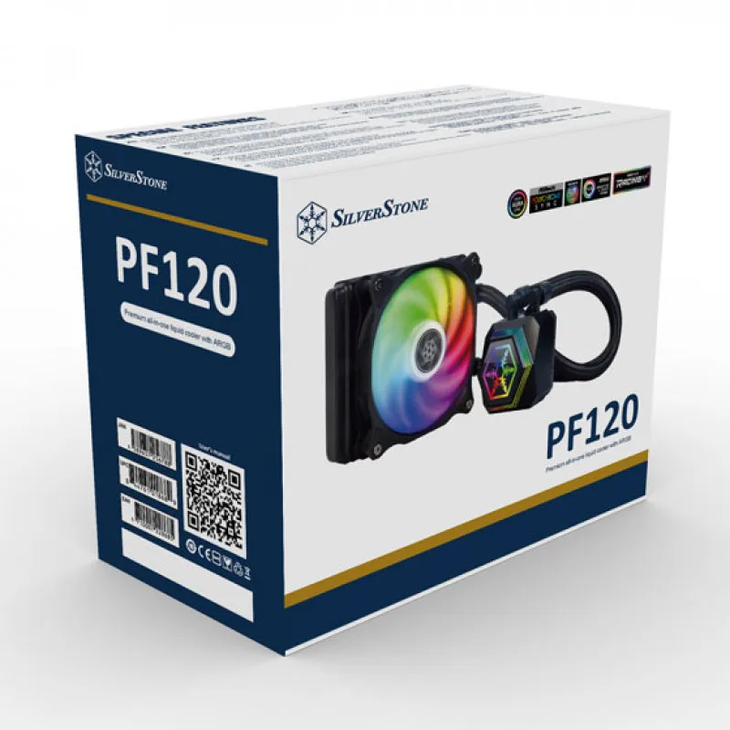SilverStone PF120 2388ARGB 120mm 12cm Fan Liquid Cooler