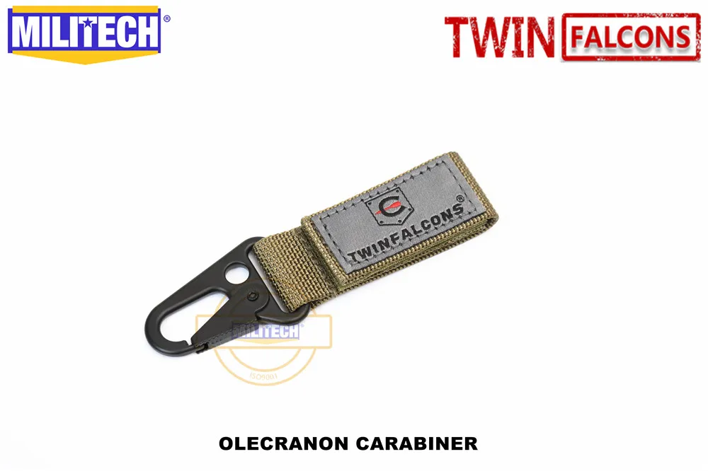 MILITECH twinfalcon Olecranon карабин тактический ремень крючок Открытый и петля |