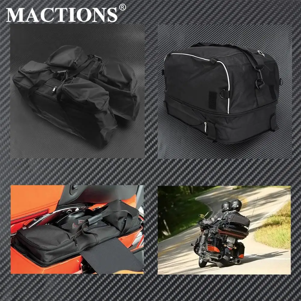 Складная дорожная сумка для мотоцикла седла и стойки водонепроницаемая Harley Touring