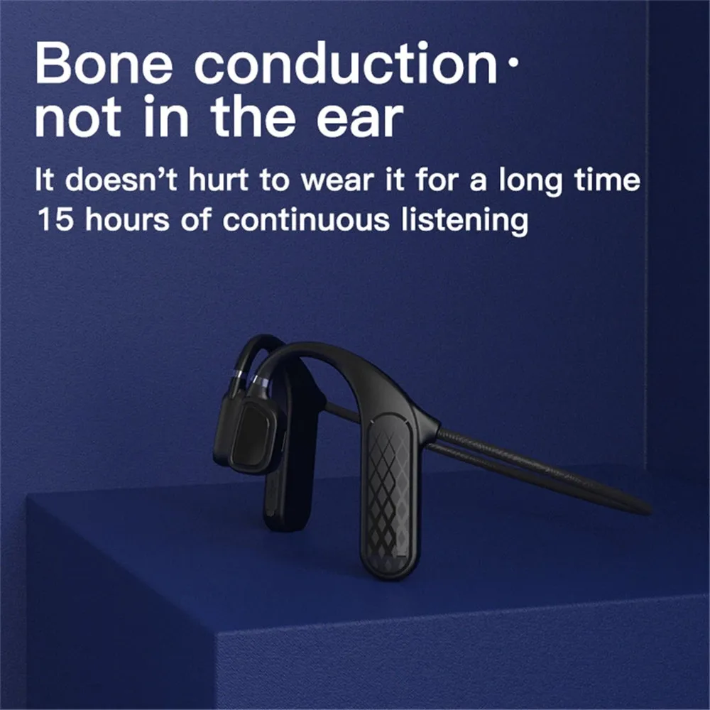 MD04 TWS Wireless Bluetooth 5.0 Bone Conduction Earphone Not In-Ear Earbuds Sports Headphone Elegant Design With Mic For Running |