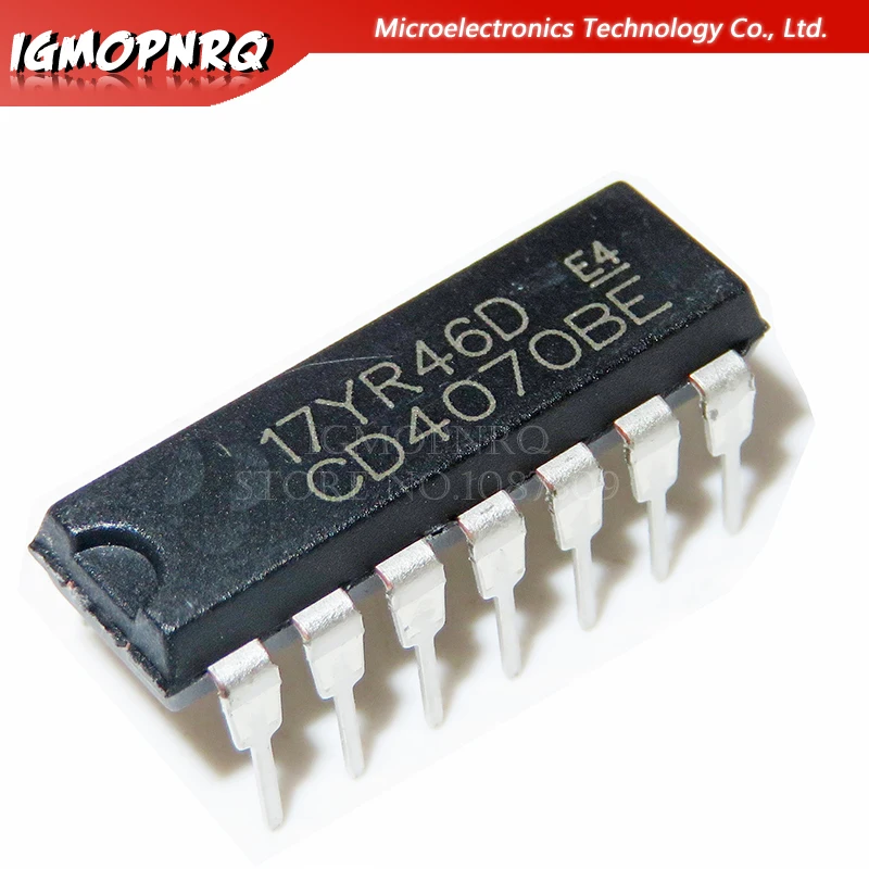 10 шт. CD4070BE DIP14 CD4070 DIP новый и оригинальный IC | Электронные компоненты