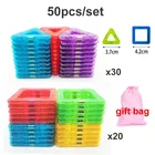 50 шт. Магнитный конструктор дизайнер конструктор Набор модель  строительные игрушки развивающие игрушки для детей, подарок