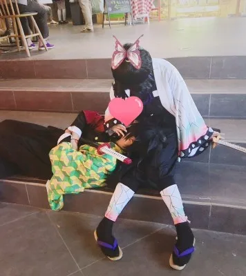 Аниме! Demon Slayer: Kimetsu no Yaiba Tomioka Giyuu Combat gear, костюм для косплея, наряд на Хэллоуин, новинка