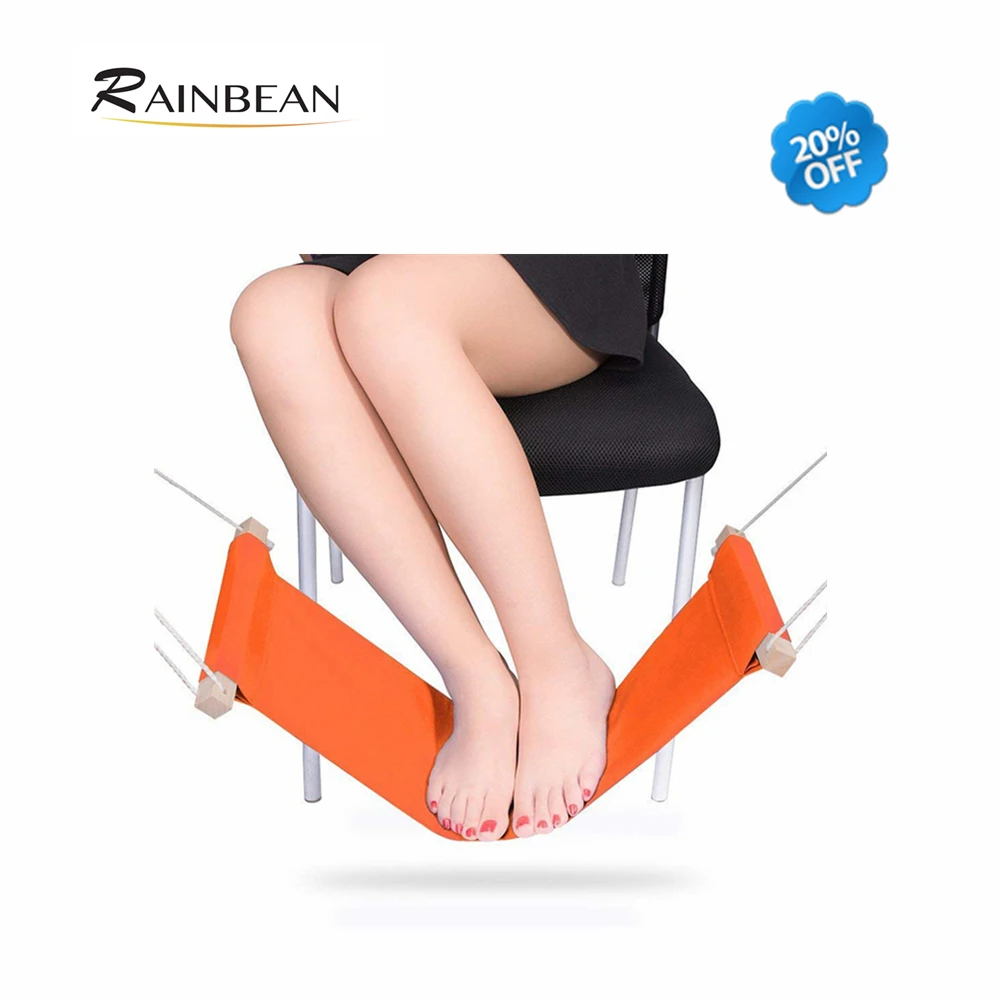 Портативный гамак для ног под настольным стулом инструмент ухода за ногами мини