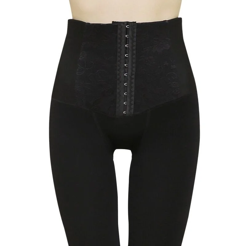 

Осенне-зимние брюки с флисовой подкладкой с высокой талией, Компрессионные Леггинсы для живота, женские пластиковые леггинсы