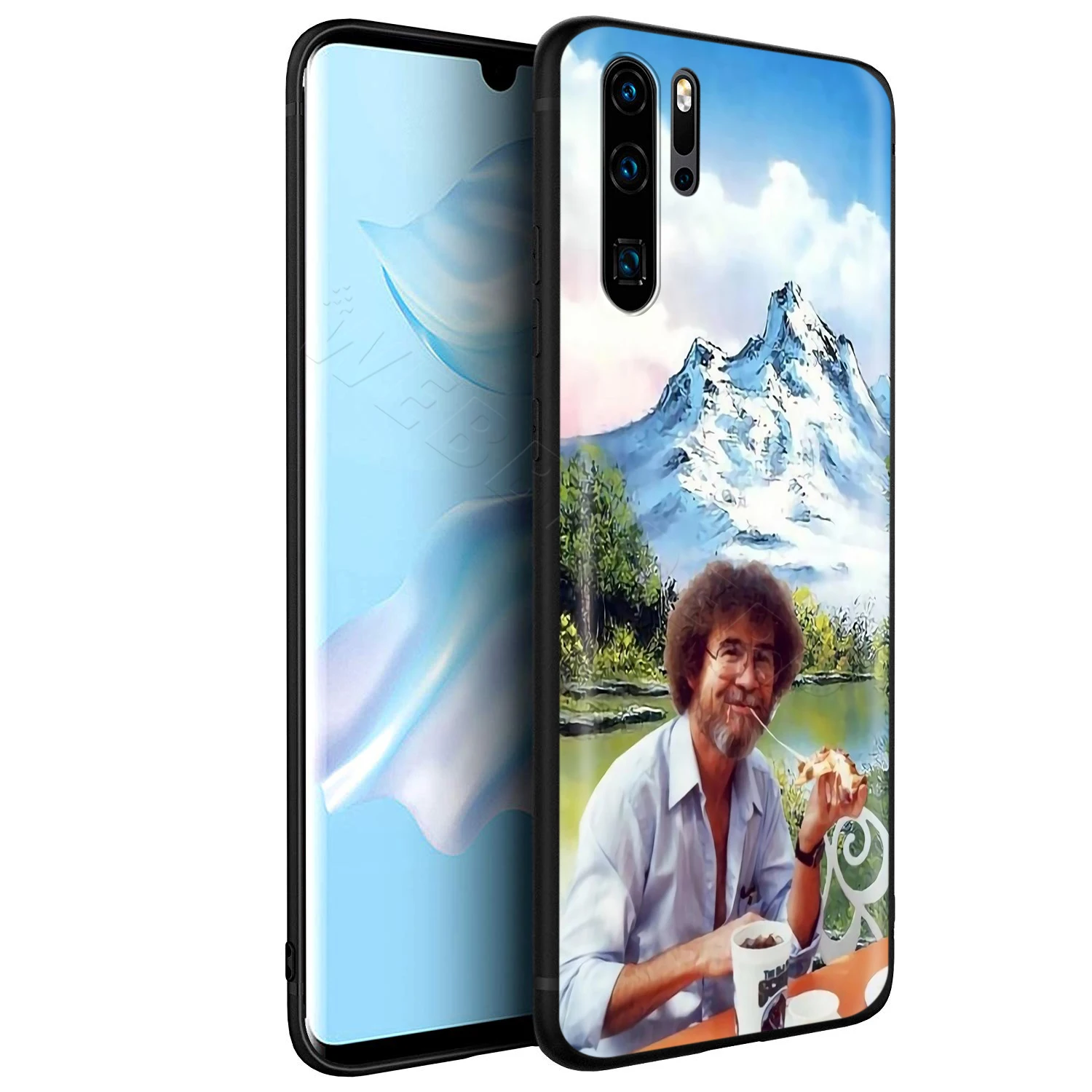 Webbedepp чехол Боб Росс без ошибок для Huawei Honor 6A 7A 7C 7X 8 8X 8C 9 9X 10 20 Lite Pro Note View|Бамперы| |