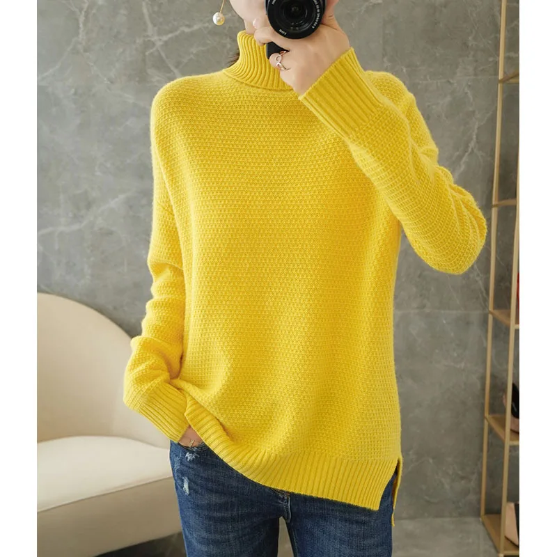 

Winter turtleneck sweater women 2020 wool sweater casual women clothes pullover plus size top inde warm pull cashmere sweater