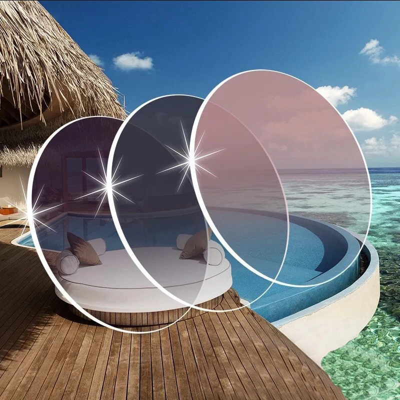 Фотохромные линзы фотолинзы Линзы для очков 2 шт многофокальные линзы|photochromic