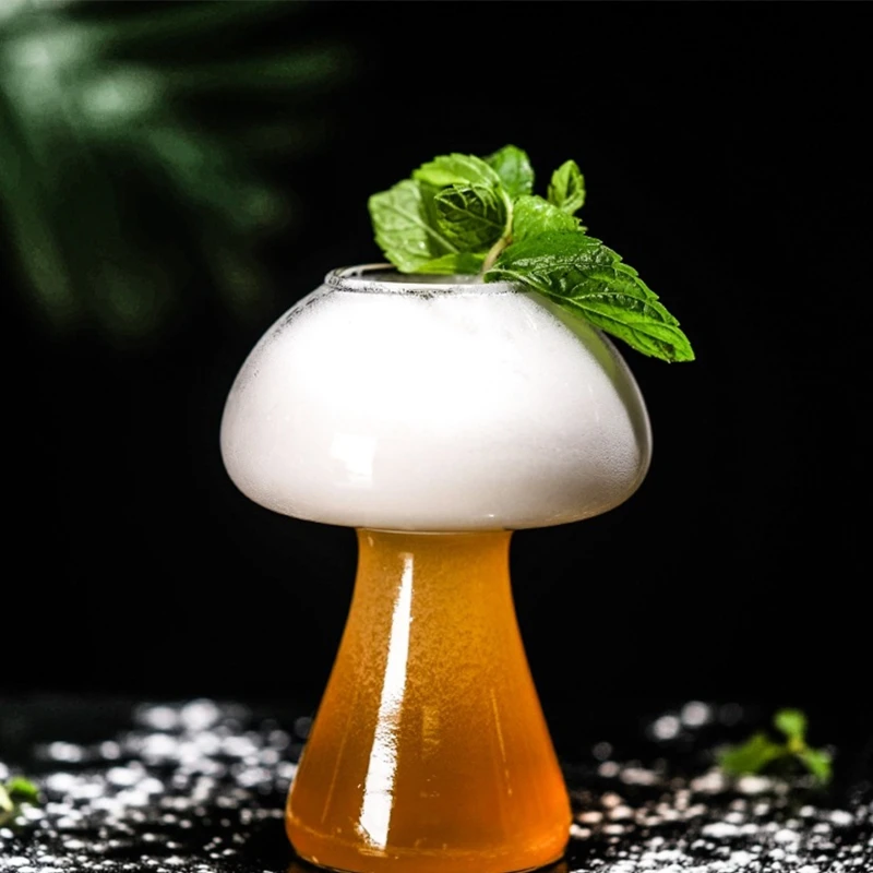 

Mushroom Cocktail Glass Molecular Gastronomy KTV Bar Rectification Bartender Night Party Beer Wine Glasses Goblet Cooler Cup